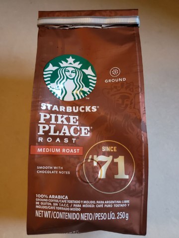 Café com notas de chocolate.