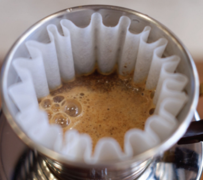 Hoy !...preparado en una Kalita Wave.