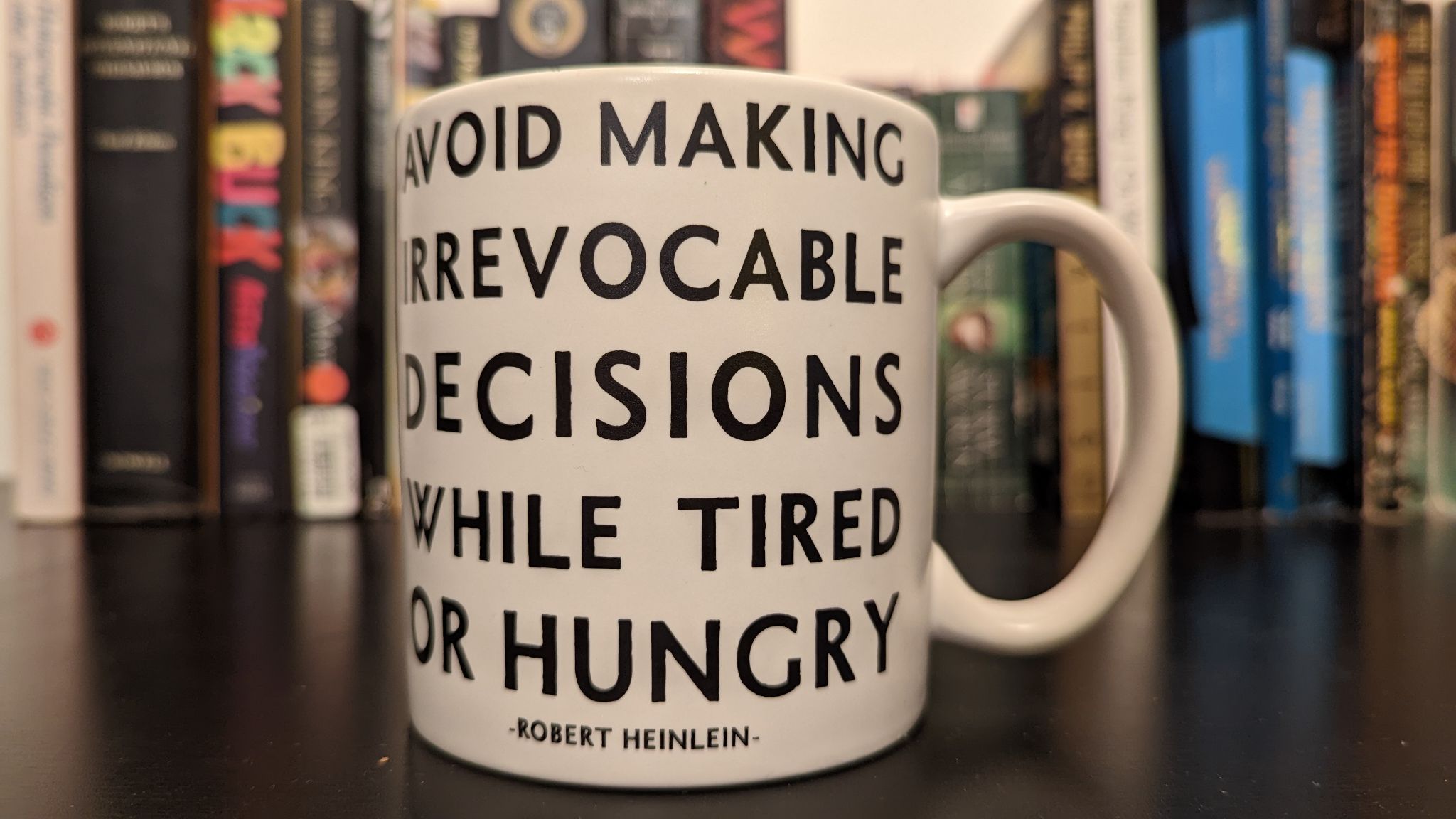 Slightly bigger than a regular coffee mug and has perfect weight and balance. Love it!