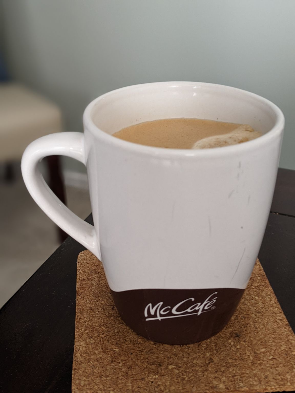 Getting a little caffeine boost to make it through afternoon meetings