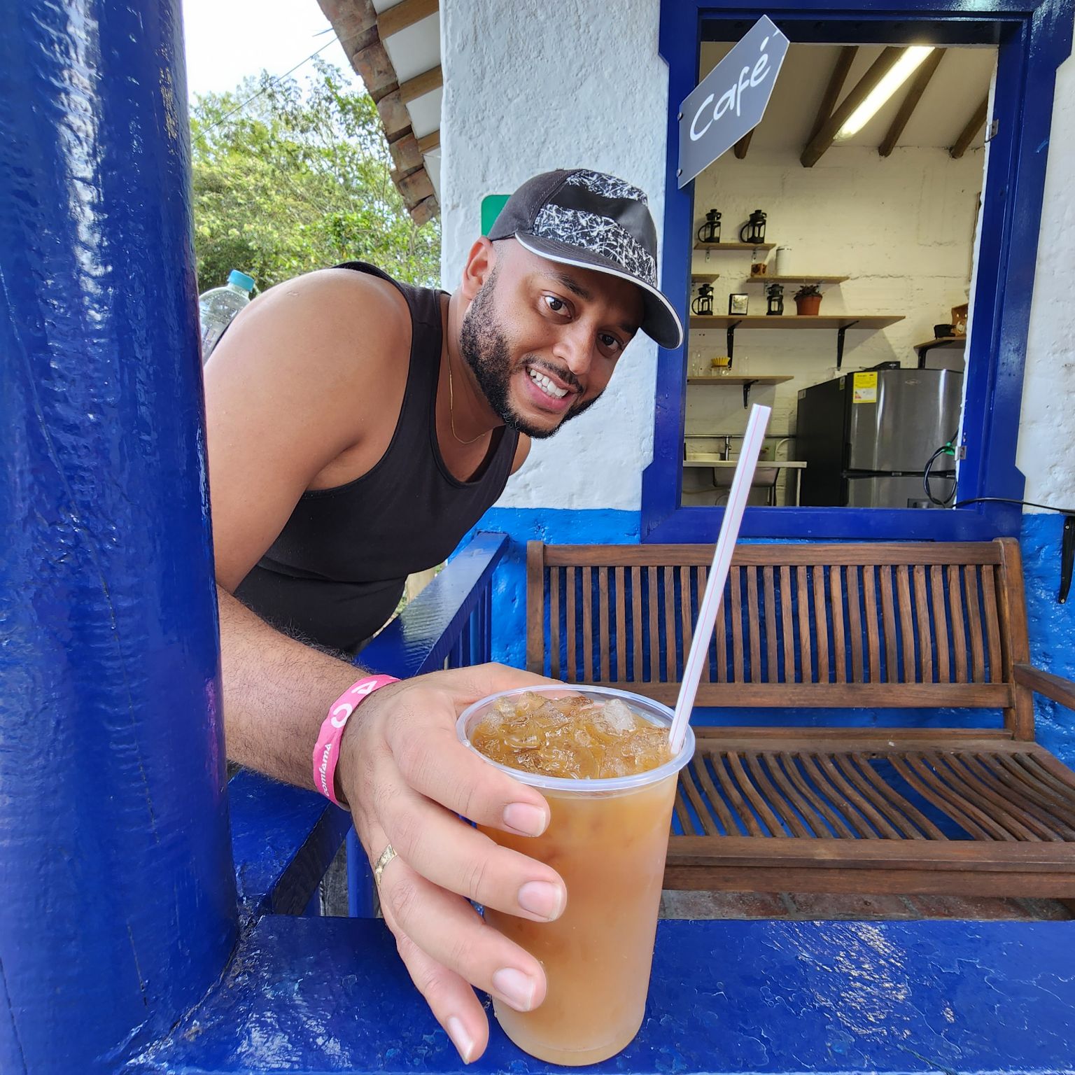 Excelente bebida para el calor que hizo.