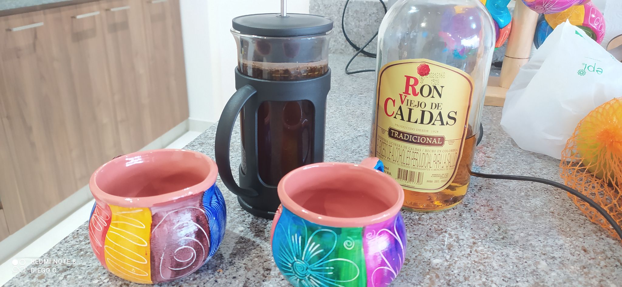 De vez en cuando una preparación de café con licor es algo muy agradable.