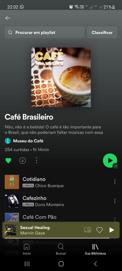 Uma música não, uma playlist inteira. Essa é a boa pedida do Museu do Café. 
