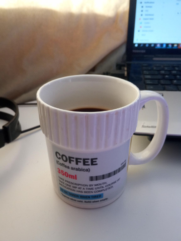 Coffee will get me through working from home these days :-)