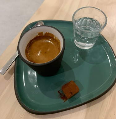 Finalmente bem extraído! O café é razoável. 