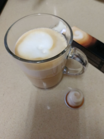Very good capsule for a cup of capucino 
