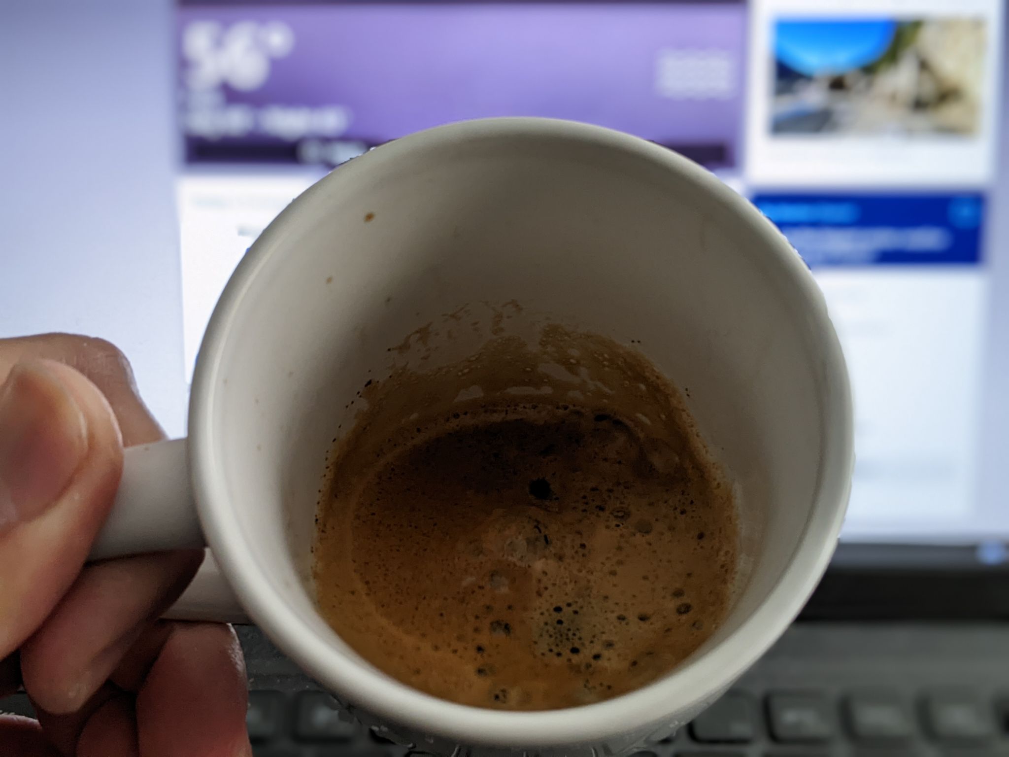 Enjoying another new coffee (last of this batch) on an unseasonably warm day before my next meeting
