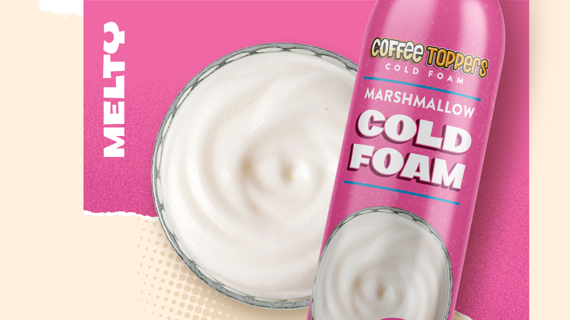 Coffee Toppers  Foam coffee cream toppers for lattes, mochas