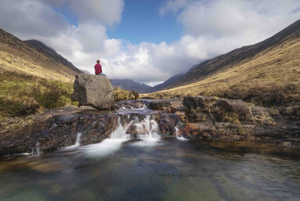 The Blue pool Glen Rosa Isle of Arran