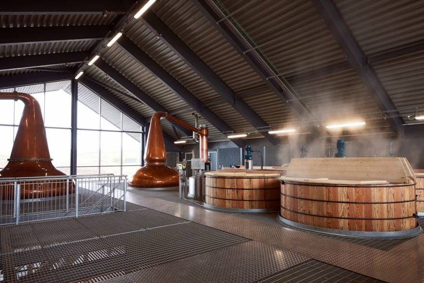 Lagg Distillery Floor, Isle of Arran Distillers Ltd