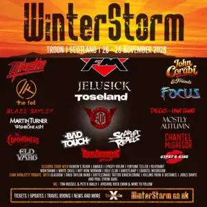 Winterstorm Scotland's Rock Weekend by the Sea