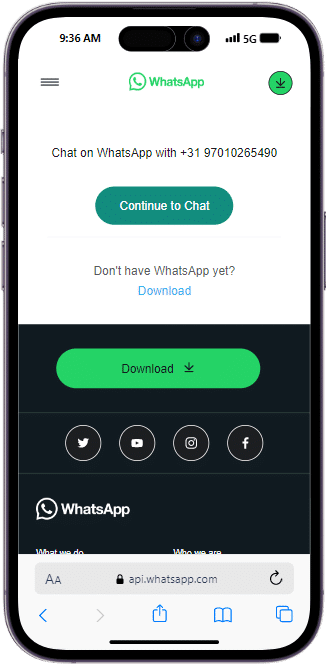 Coinbar Whatsapp