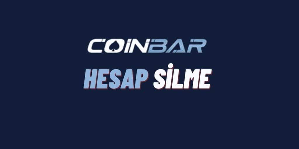 Coinbar Hesap Silme 1 Coinbar hesap silme