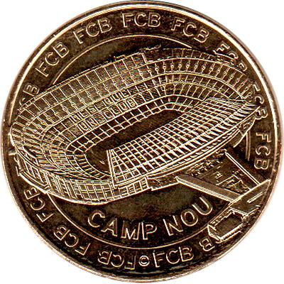 Coin Monnaie de Paris Tourist Token - Barcelona (FCB Camp Nou stadium) Espanha undefined