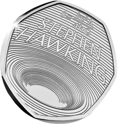 Coin 50 Pence - Elizabeth II (5th Portrait; Stephen Hawking) Reino Unido undefined