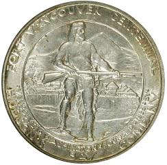 Coin ½ Dollar (Fort Vancouver Centennial) Estados Unidos undefined