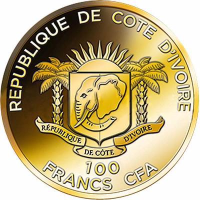 Coin 100 Francs CFA (Olympian Statue of Jupiter) Costa do Marfim undefined