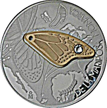 Coin 1 Onza - Ruta Monarca (Monarch butterflies) México undefined
