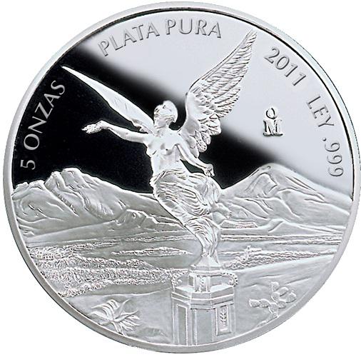 Coin 5 Onza "Libertad" (Silver Bullion Coinage) México undefined