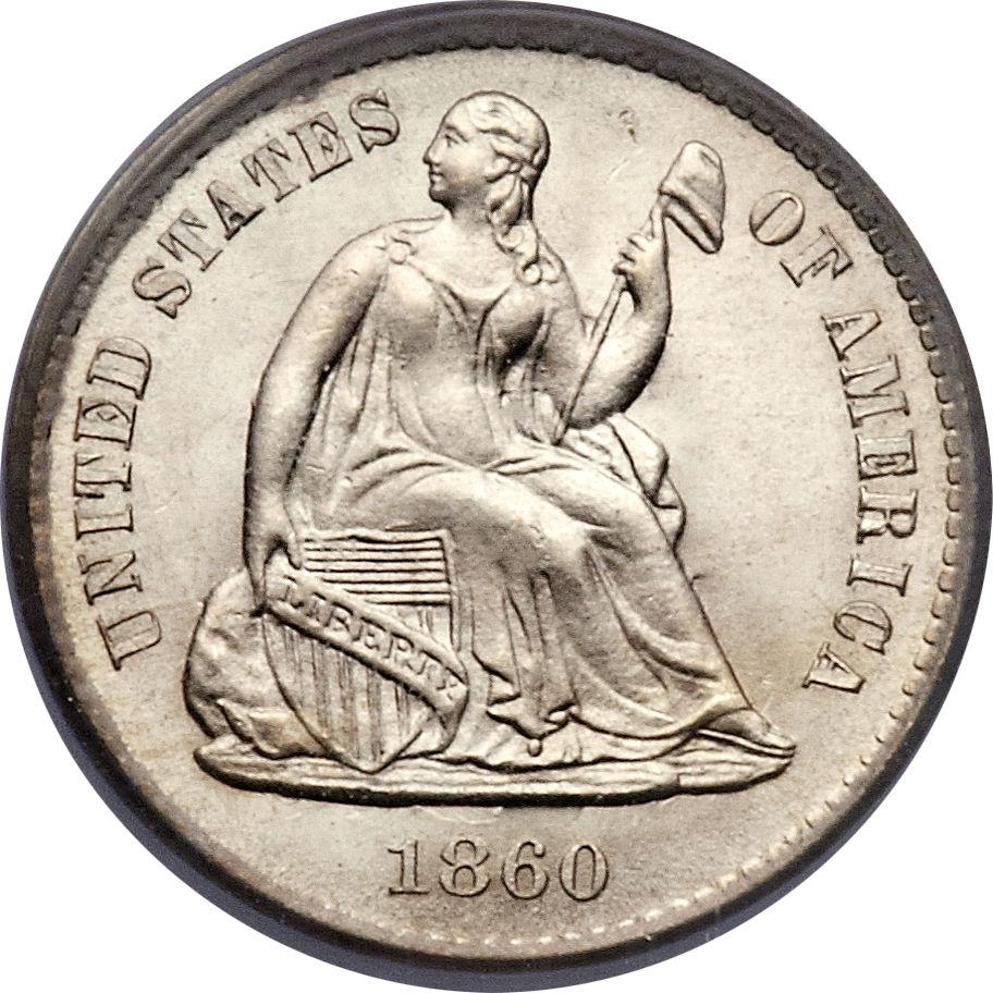 Coin ½ Dime - Seated Liberty (obverse legend) Estados Unidos undefined