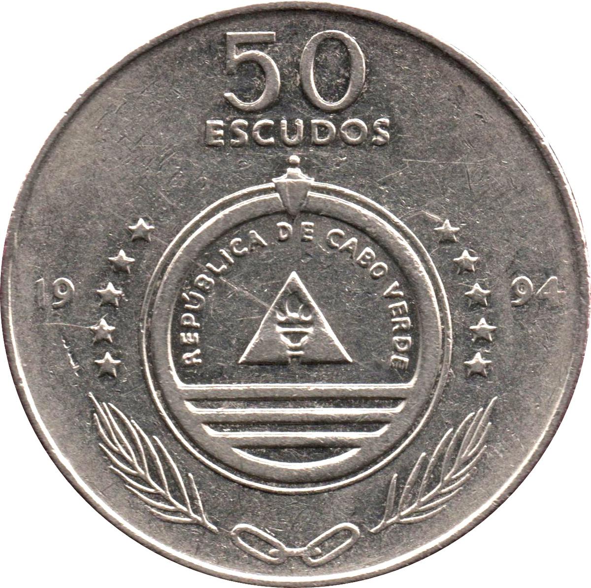 Coin 50 Escudos (Cape Verde Sparrow) Cabo Verde undefined