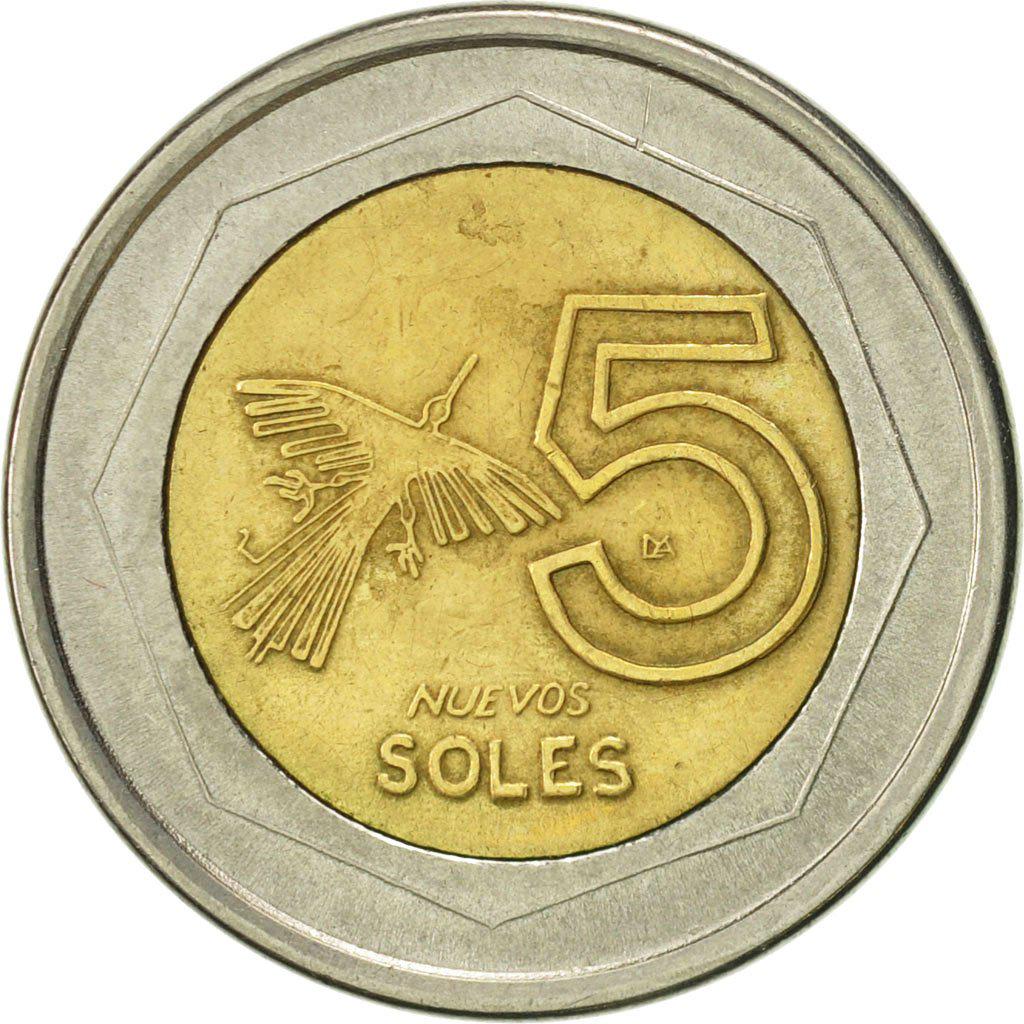 Coin 5 Nuevos Soles (1st type) Peru undefined