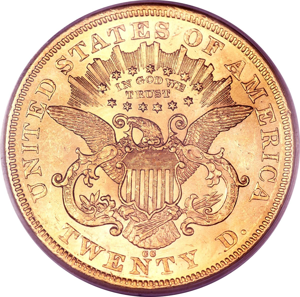 Coin 20 Dollars "Liberty Head - Double Eagle" (with motto "TWENTY D.") Estados Unidos undefined