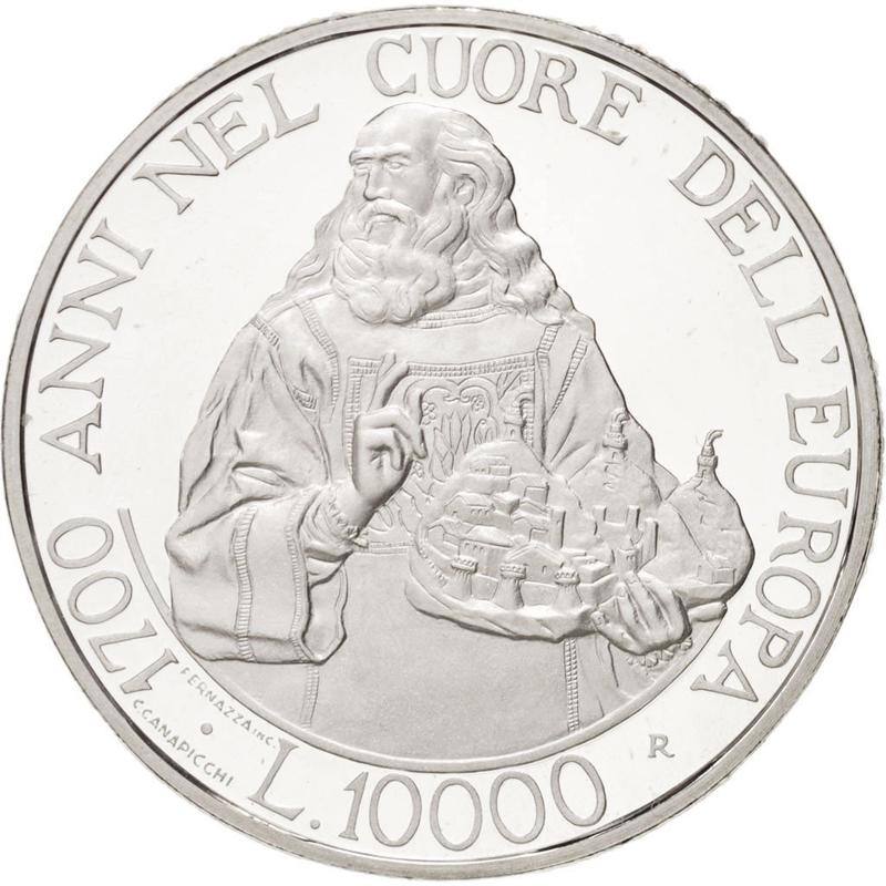 Coin [object Object] San Marino reverse