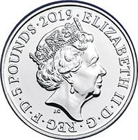 Coin 5 Pounds - Elizabeth II (5th portrait; Yeoman Warders) Reino Unido undefined