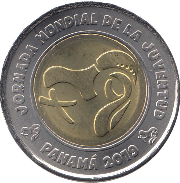 Coin 1 Balboa (World Youth Day Logo) Panamá undefined