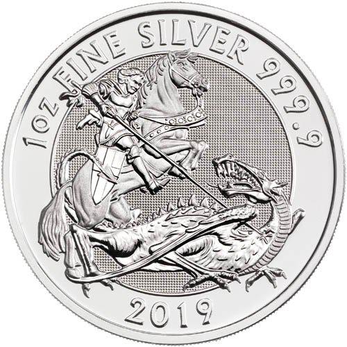 Coin 2 Pounds - Elizabeth II (1 oz Fine Silver; Silver Valiant) Reino Unido undefined