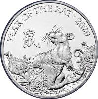 Coin 5 Pounds - Elizabeth II (5th portrait; Year of the Rat) Reino Unido undefined