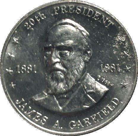Coin Token - Shell's Mr. President Coin Game (James A. Garfield) Estados Unidos undefined