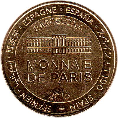 Coin Monnaie de Paris Tourist Token - Barcelona (FCB Camp Nou stadium) Espanha undefined