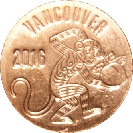 Coin Royal Canadian Mint Token - Year of the Monkey Canadá undefined