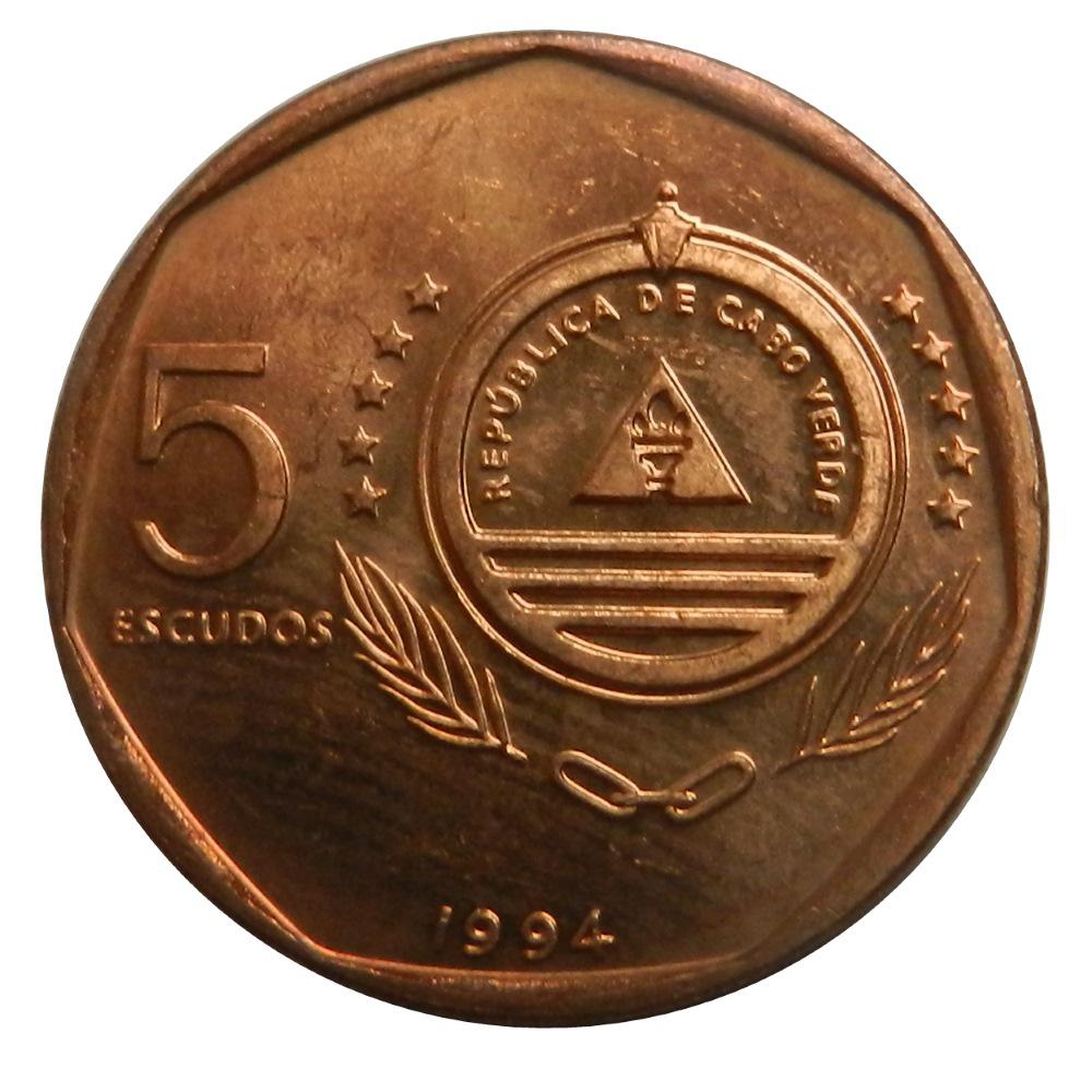Coin 5 Escudos Cabo Verde undefined