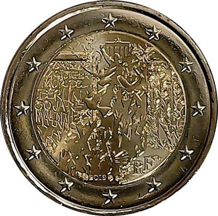 Coin 2 Euro (Berlin Wall) França undefined