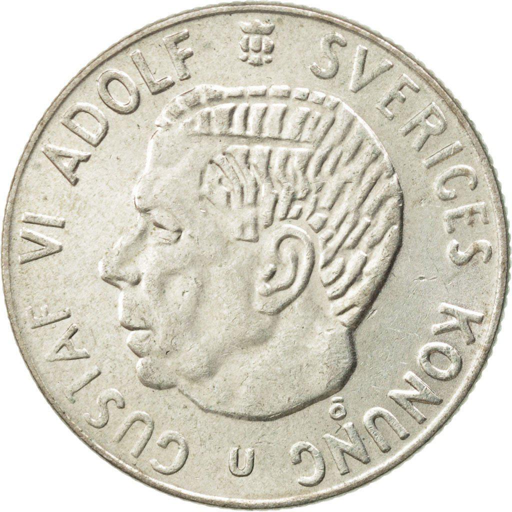 Coin 1 Krona - Gustaf VI Adolf Suécia undefined