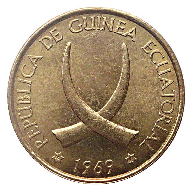 Coin 1 Peseta Guineana Guiné Equatorial undefined