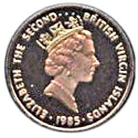 Coin 1 Cent - Elizabeth II (Hawksbill Turtle) Ilhas Virgens Britânicas undefined