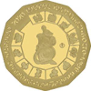 Coin 500 Tenge (Year of the Mouse; Gold) Cazaquistão undefined