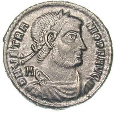 Coin Nummus "Maiorina" - Vetranio (CONCORDIA MILITVM) Ancient Rome undefined