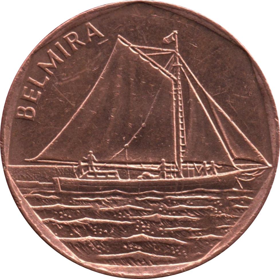 Coin 5 Escudos (Sailboat "Belmira") Cabo Verde undefined