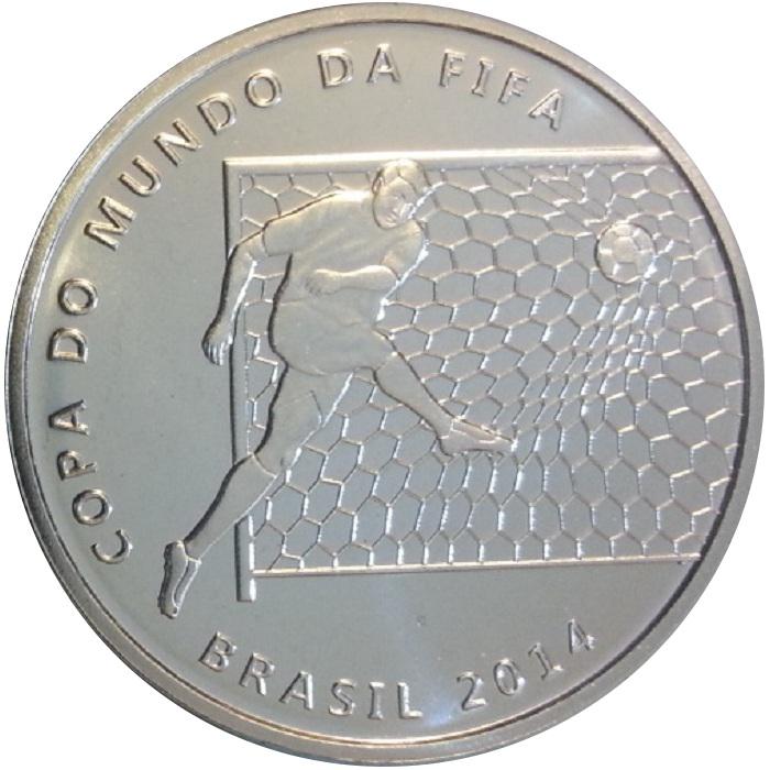 Coin 2 Reais (FIFA World Cup 2014 - Scoring) Brasil undefined