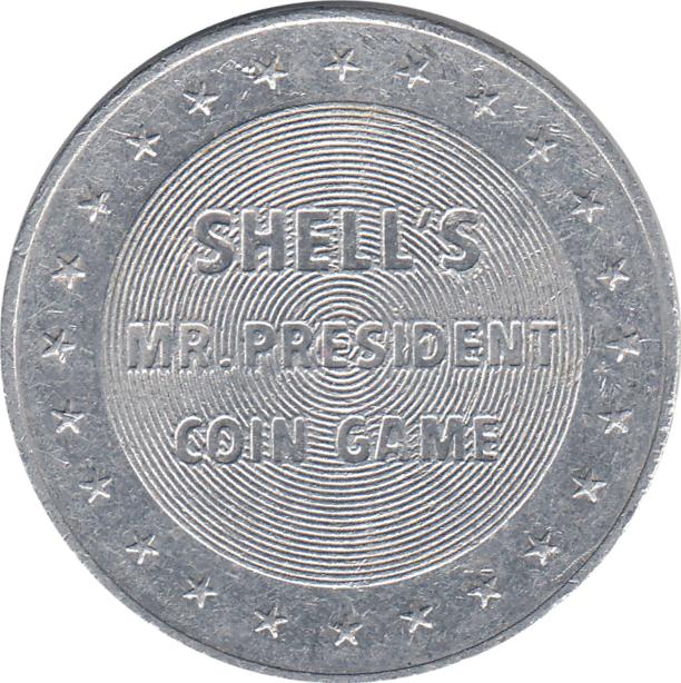 Coin Token - Shell's Mr. President Coin Game (Calvin Coolidge) Estados Unidos undefined