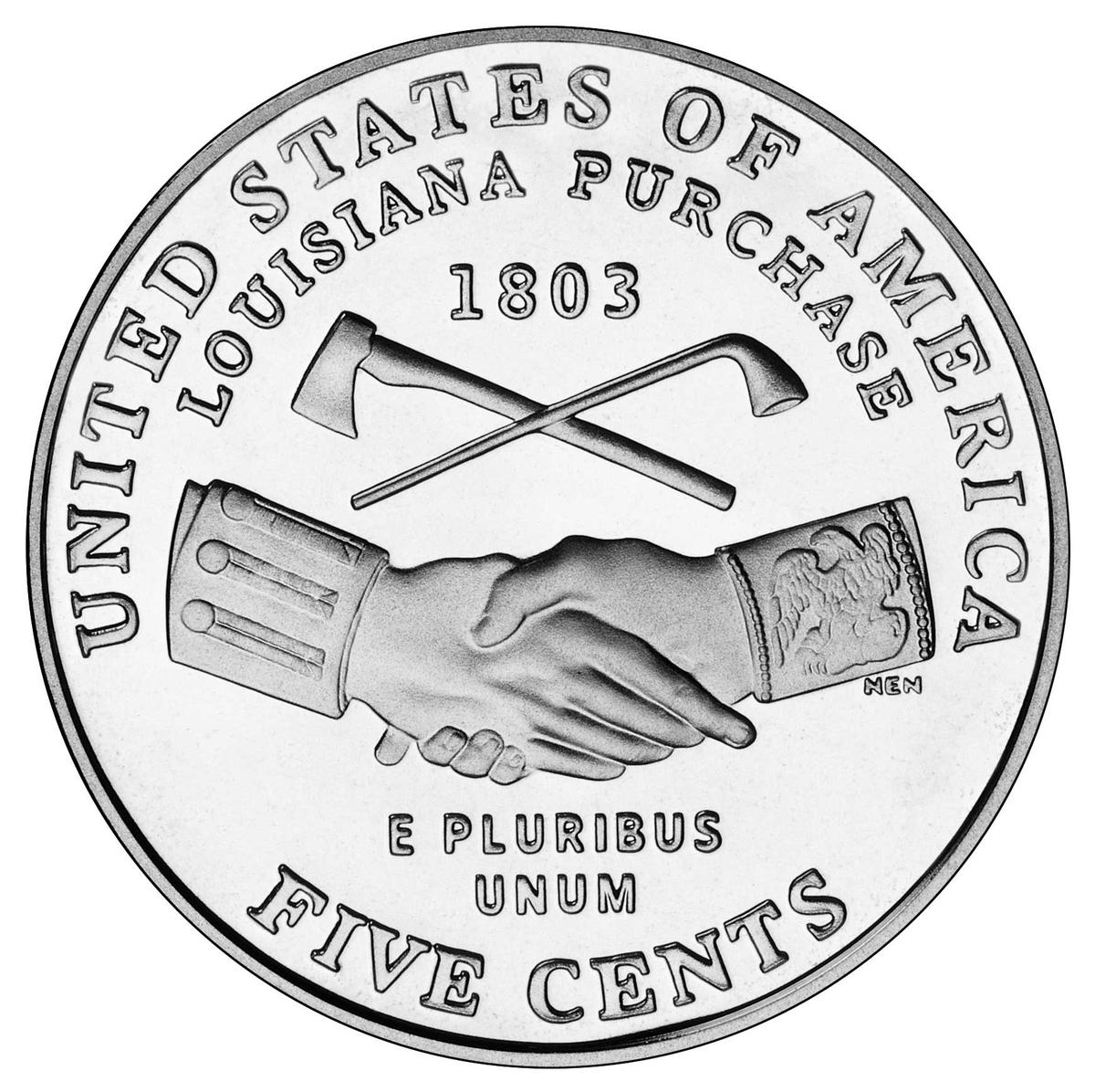 Coin 5 Cents "Jefferson Nickel" (Louisiana Purchase) Estados Unidos undefined