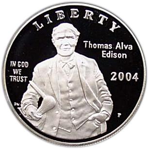 Coin 1 Dollar (Thomas Alva Edison) Estados Unidos undefined