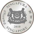 Coin 10 Dollars (Year of the Tiger) Singapura undefined