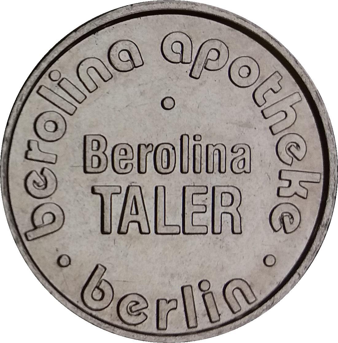 Coin Berloina Taler - Berolina Apotheke (Berlin) Alemanha undefined