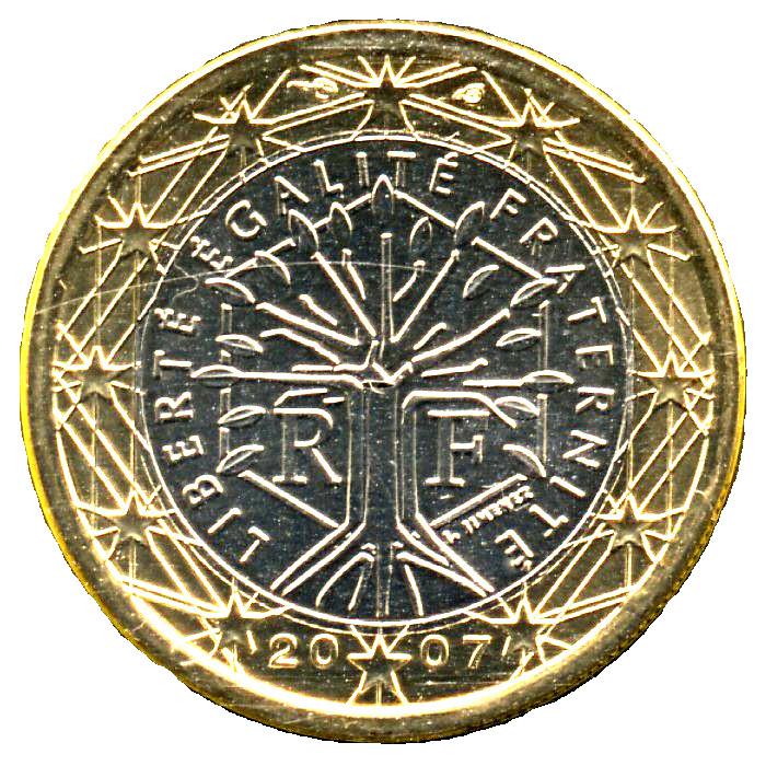 Coin 1 Euro (2nd map) França undefined